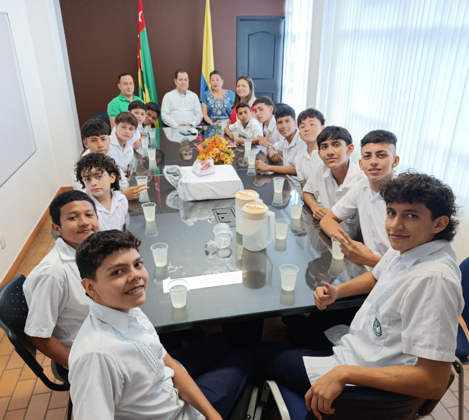 imagen reunion en la rectoria ieprovenza